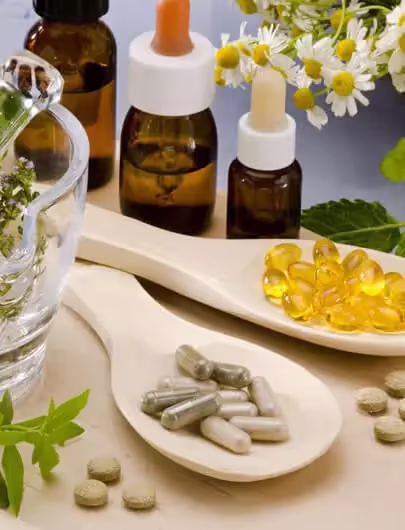 Билкови таблетки и продукти